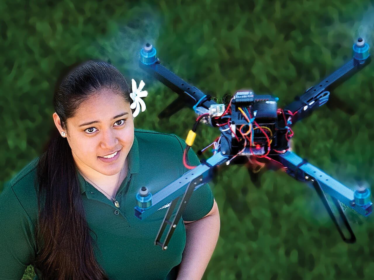 Flying a drone